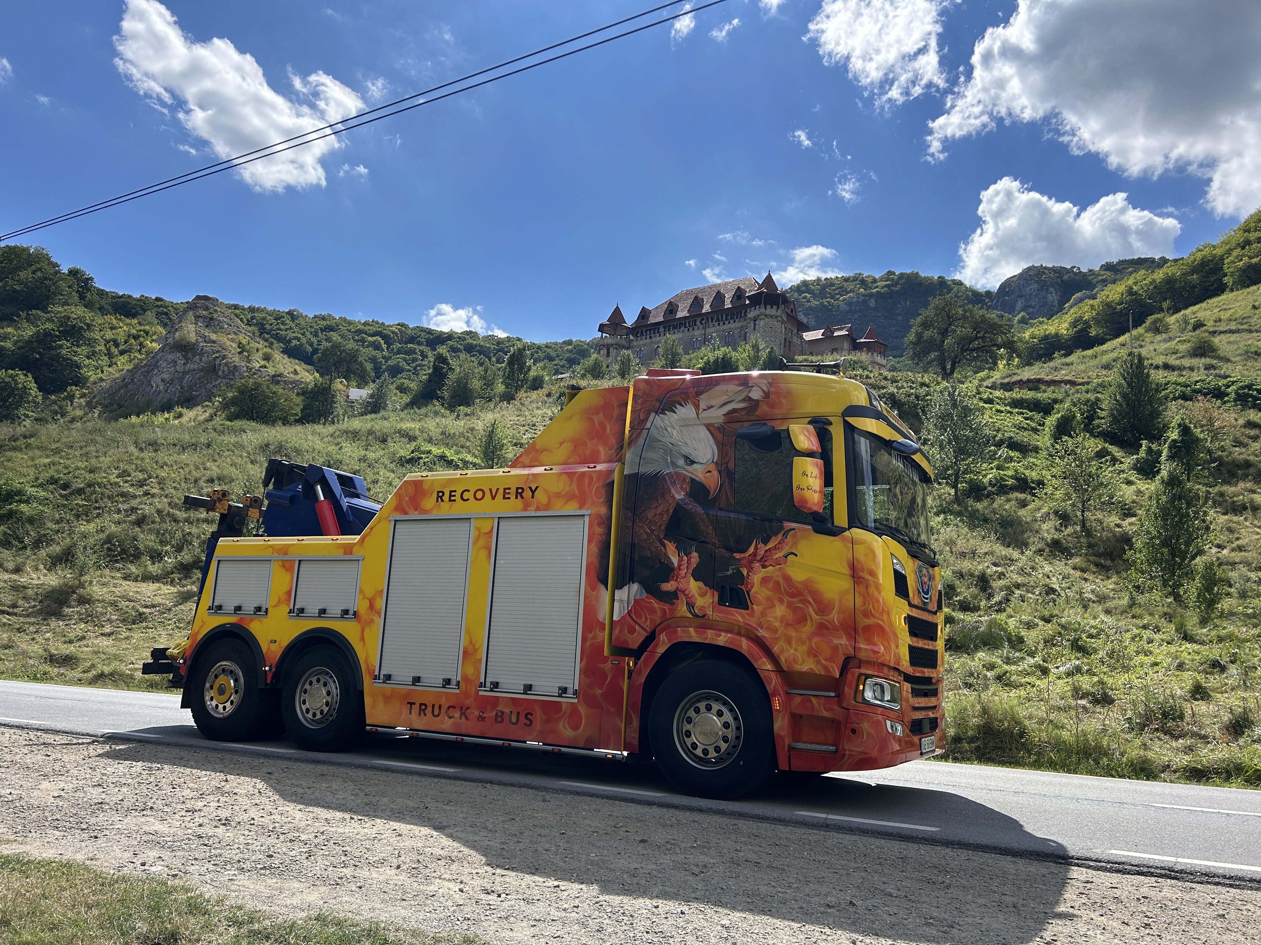 Scania R500 Recovery Eagle - spate